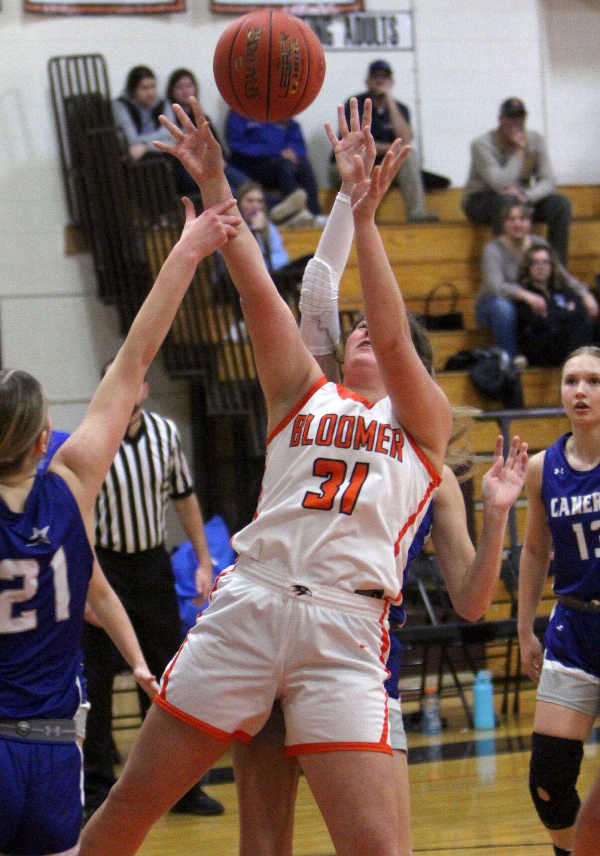 Cameron at Bloomer girls basketball 1-16-23
